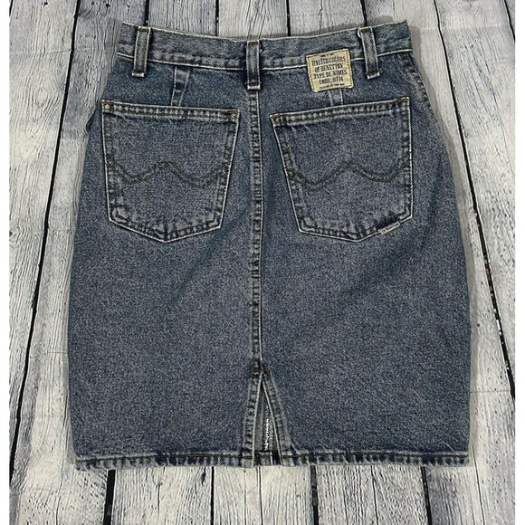 United Colors Of Benetton Dresses & Skirts - 80's United Colors of Benetton Denim Blue Jean Skirt Vintage "TYPE DE NIMES"